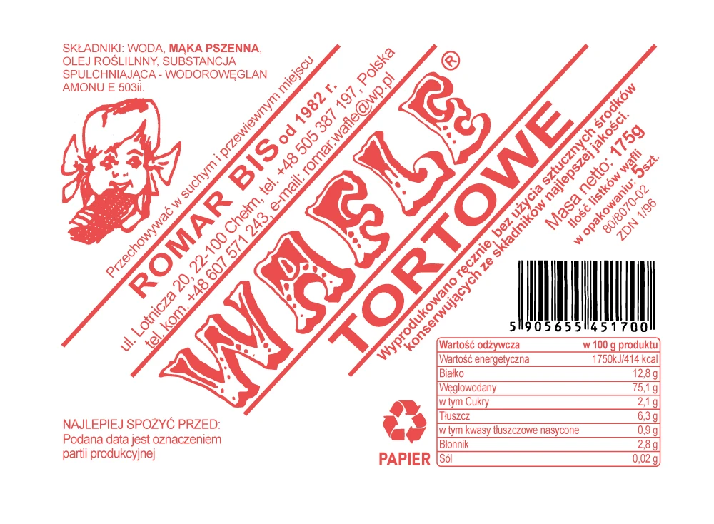 Producent Wafli Romar Bis Chełm